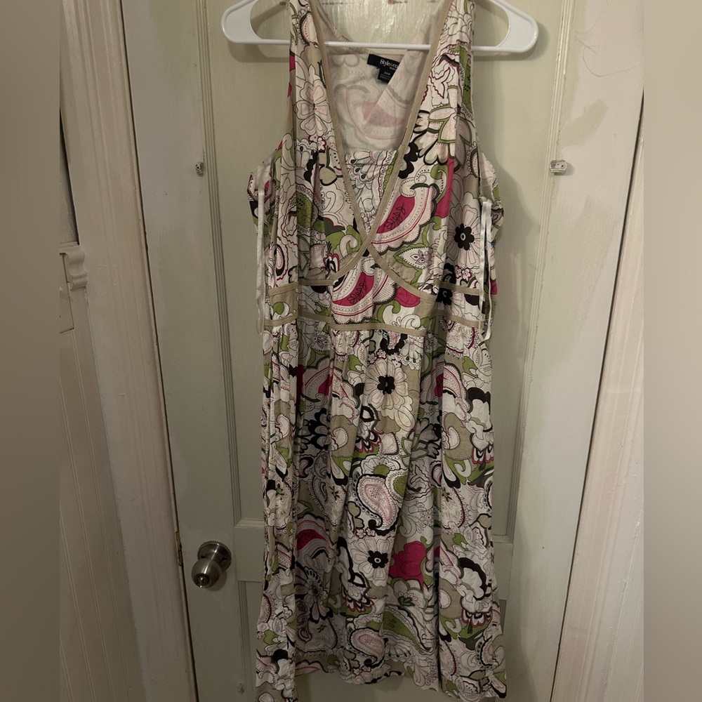 Playful dress multicolor size 20w